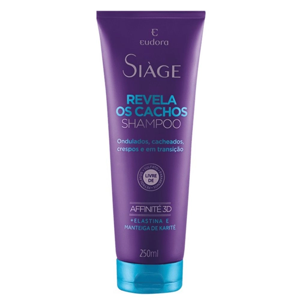 Shampoo Siàge Revela os Cachos Eudora 250ml