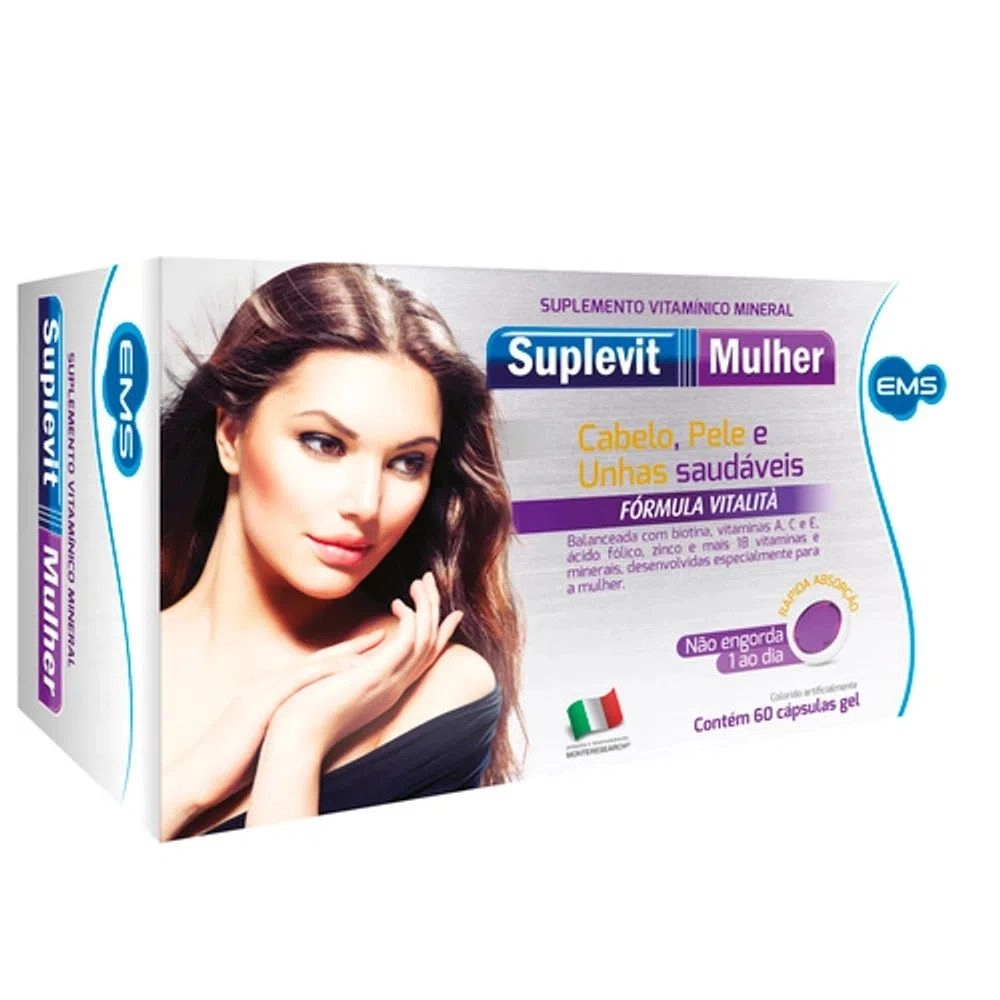 Suplevit Mulher 30 cápsulas gel EMS