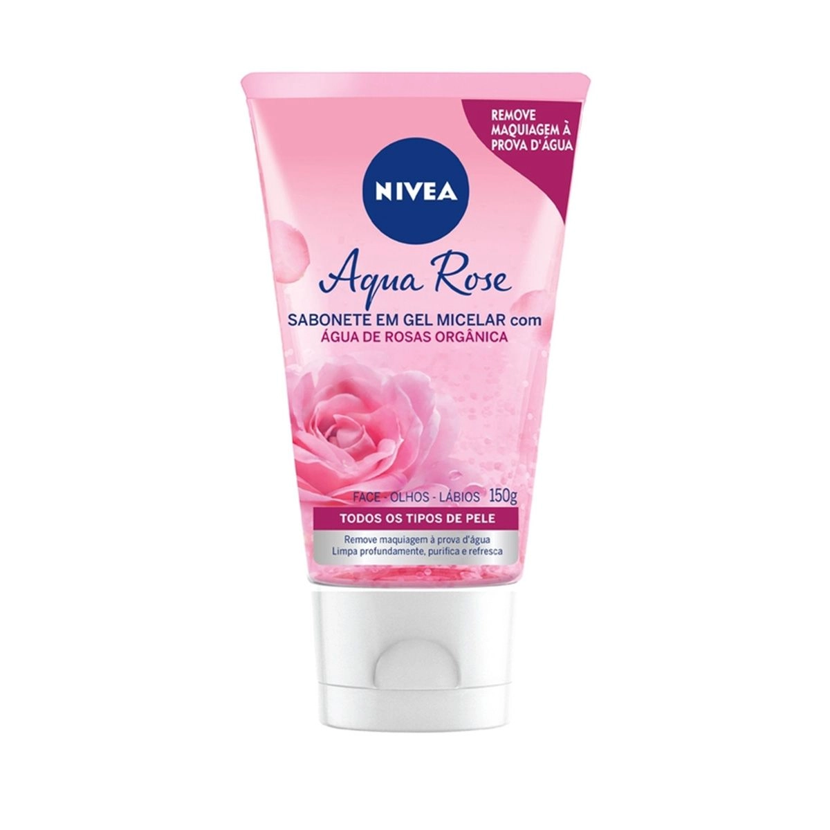 Sabonete Gel Facial Micellair Nivea Água de Rosas 150ml