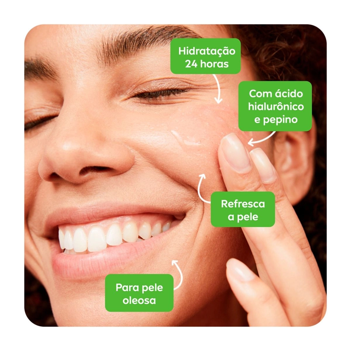 Hidratante em Gel Facial Nivea Com Pepino e Ácido Hialurônico 100g