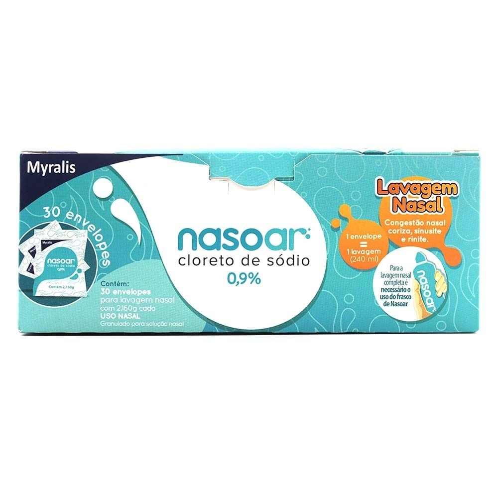 Nasoar Refil Com 30 Envelopes de 2,160g Cada