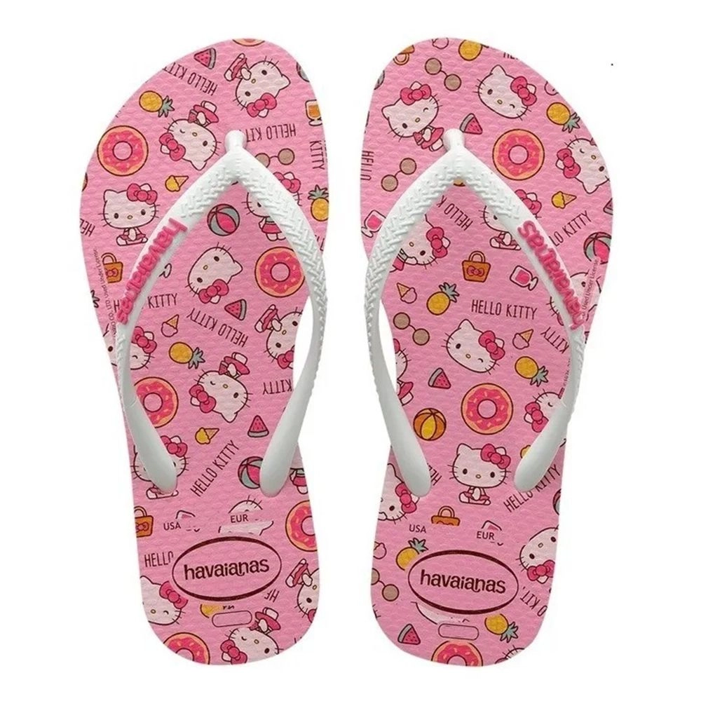 Sandália Havaianas Slim Hello Kitty 27/28