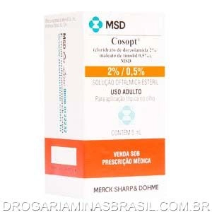 Cosopt Solução Oftálmica Estéril 5 Ml