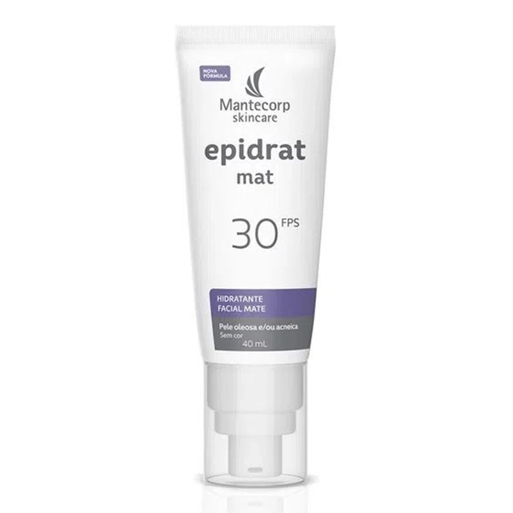 Hidratante Facial Mate Epidrat Mat Sem Cor FPS 30 40mL Mantecorp Skincare
