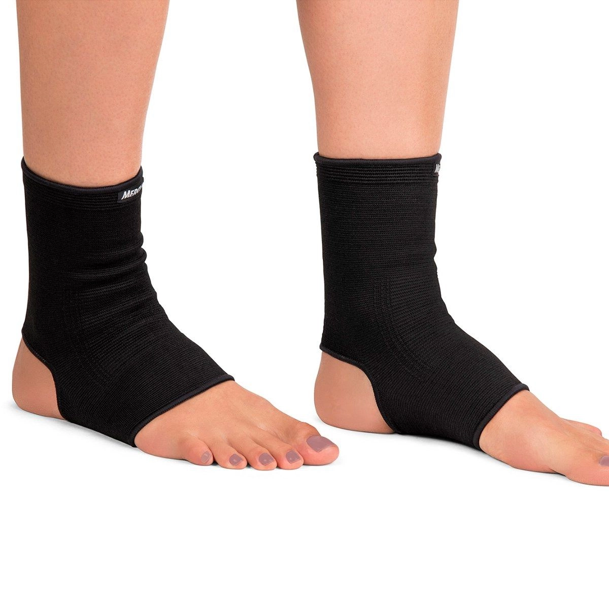 Tornozeleira Elástica Tamanho G Par Preto BC0647-CP Mercur