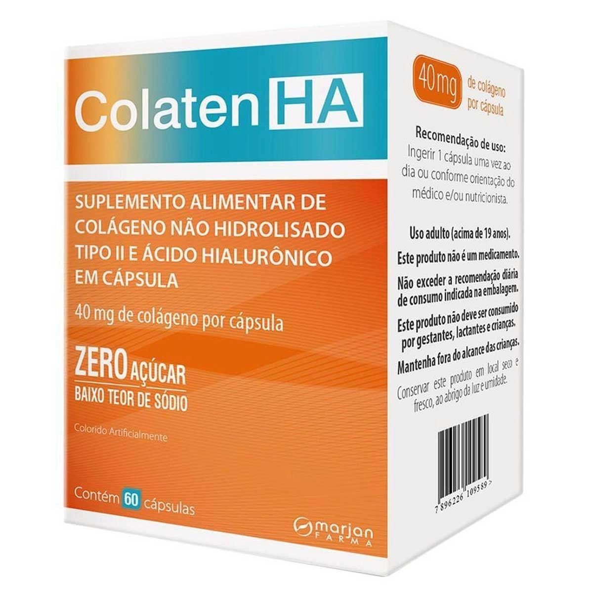 Colaten HA Marjan Com 60 Cápsulas