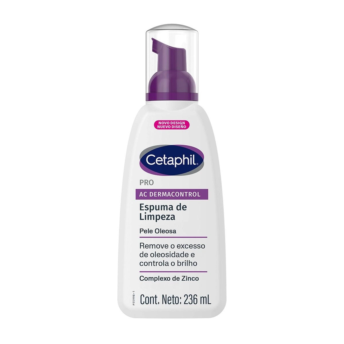 Espuma de Limpeza Facial Cetaphil Pro Ac Control 236mL