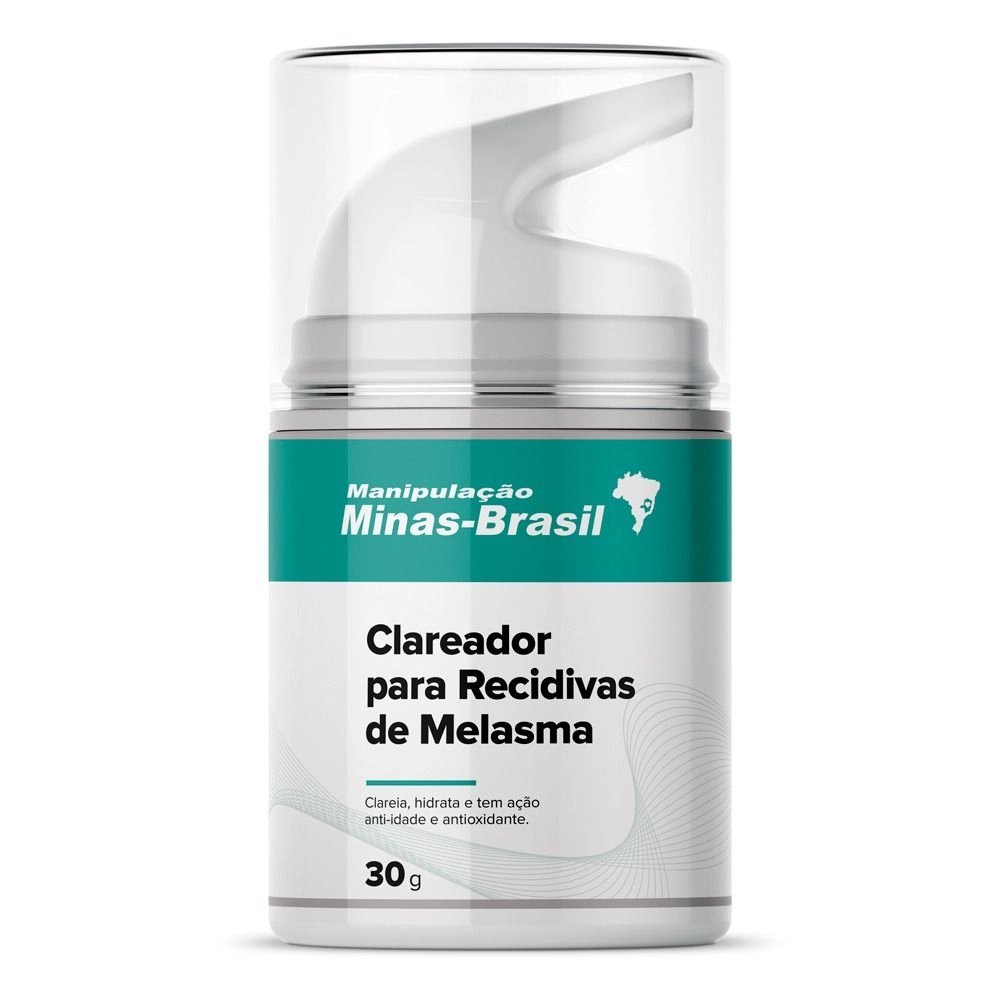 Clareador Para Recidivas de Melasma 30G - Drogaria Minas-Brasil