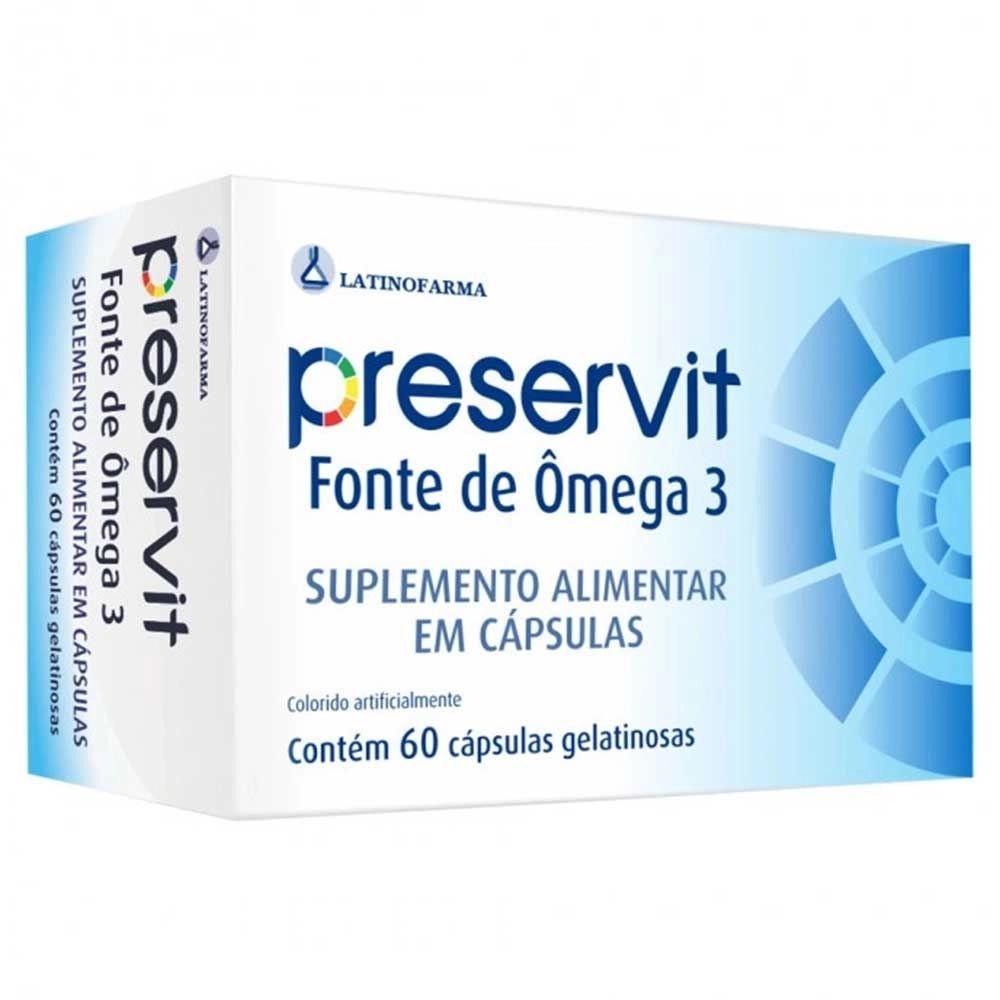 Preservit Ômega 3 Com 60 Cápsulas
