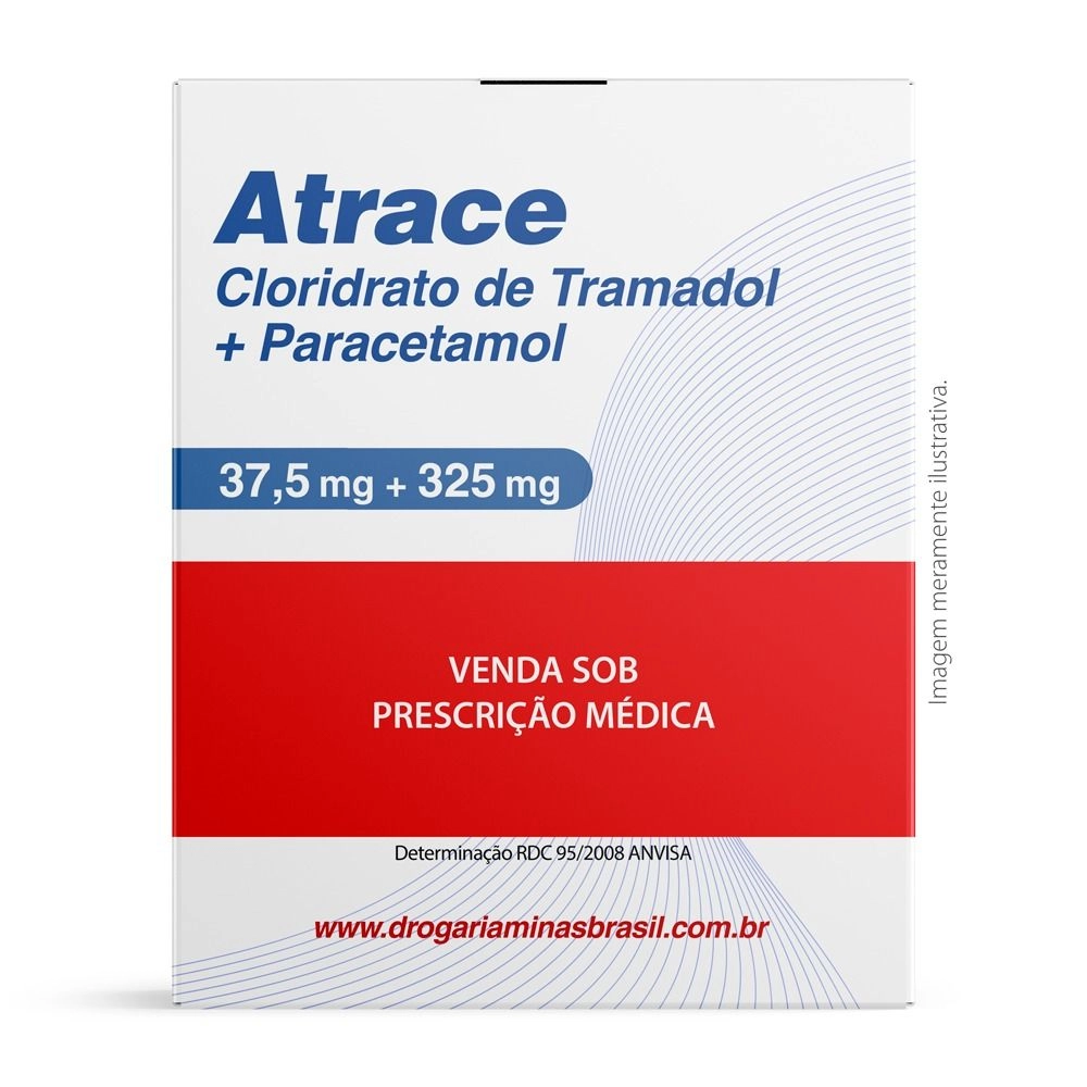 Atrace 37,5mg + 325mg Com 10 Comprimidos Momenta