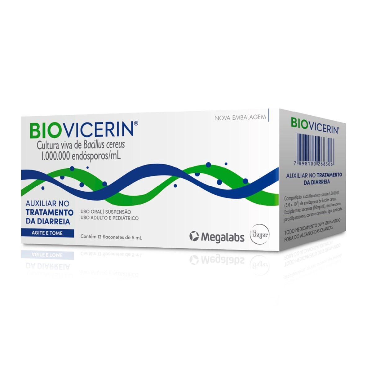 Biovicerin Com 12 Flaconetes de 5mL Cada Geyer