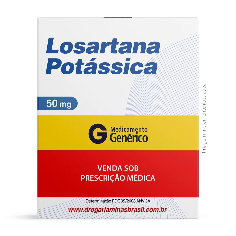 Losartana Potássica 50 mg C/ 30 Comprimidos revestidos - Neo Química - Genérico