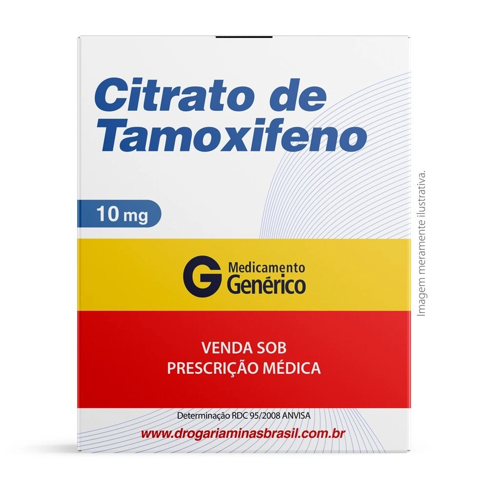 Citrato de Tamoxifeno 10mg Com 30 Comprimidos Genérico Blau