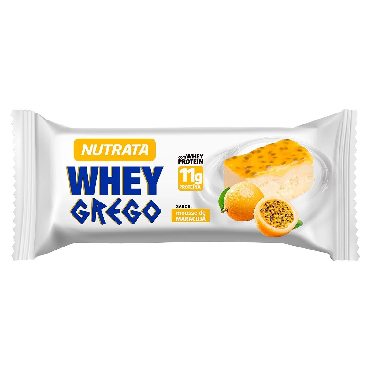 Barra Whey Grego Bar Mousse de Maracujá 40G Nutrata