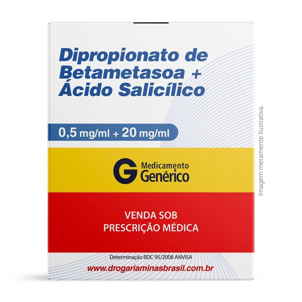 Dipropionato de Betametasona 0,5mg/ml + Ácido Salicílico 20mg/ml 30ml Genérico Germed