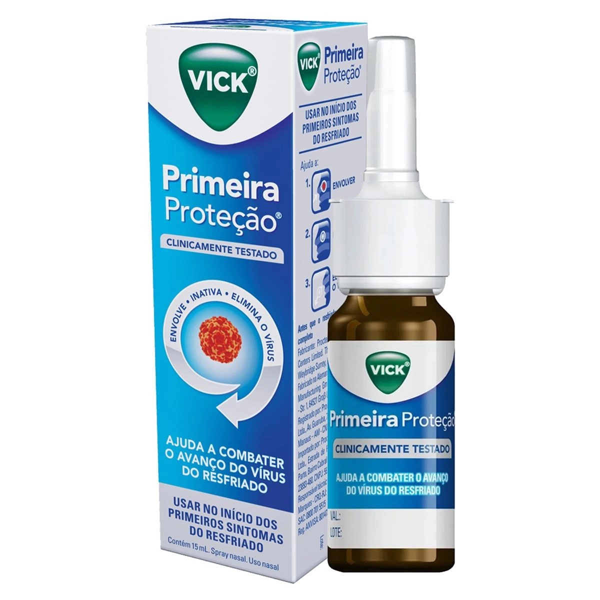 Primeira Proteção Spray Nasal com 15 ml Vick