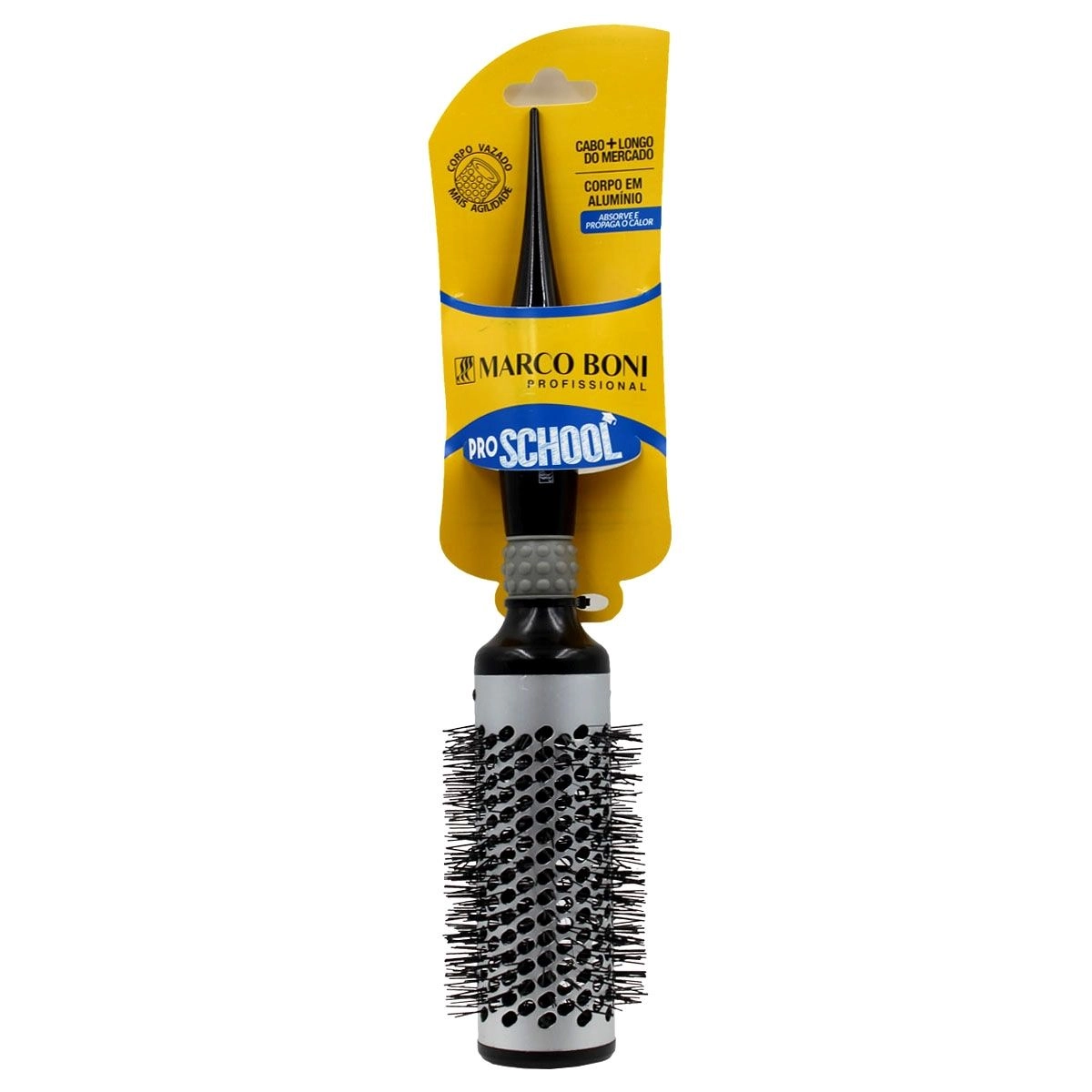 Escova Profissional Pro School Cabo Longo 44Mm Marco Boni