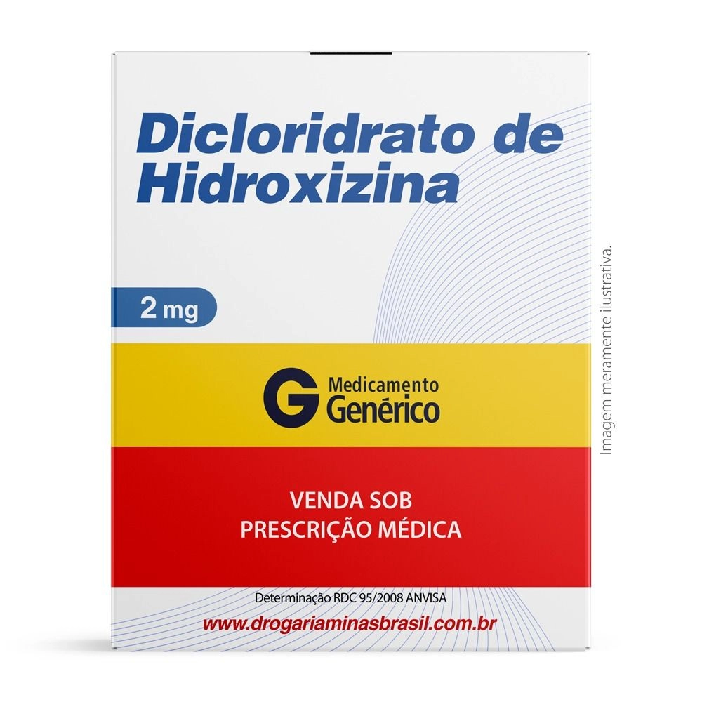 Dicloridrato de Hidroxizina 2mg/ml 120ml com Copo Dosador Genérico Geolab