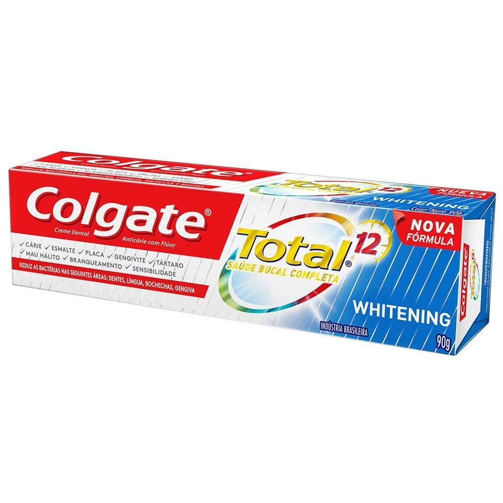 Creme Dental Colgate Total 12h Whitening 90g