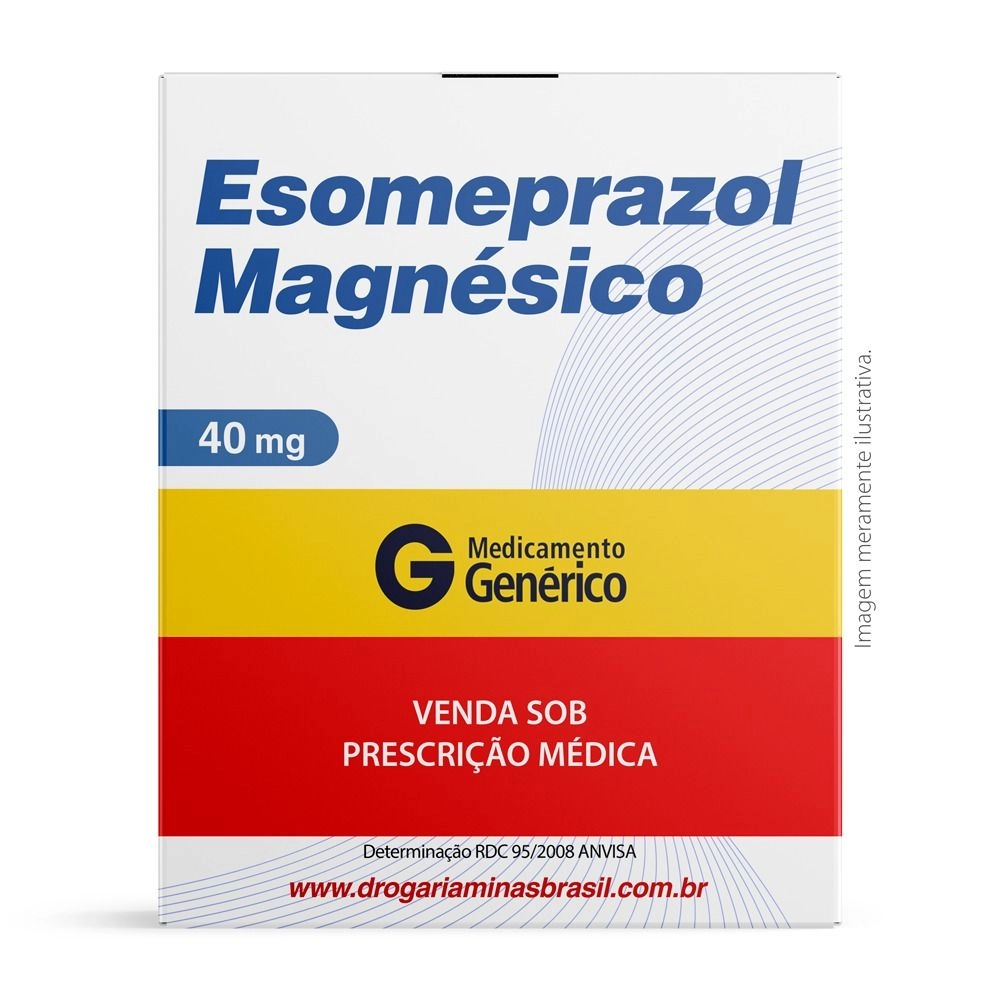 Esomeprazol Magnésico 40mg com 28 Comprimidos Genérico Ranbaxy