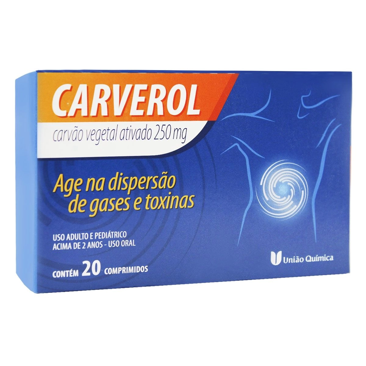 Carverol 250g com 20 Comprimidos União Química
