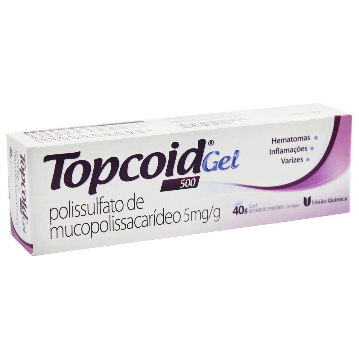 Topcoid 500 Gel 5mg/g Gel 40g União Química