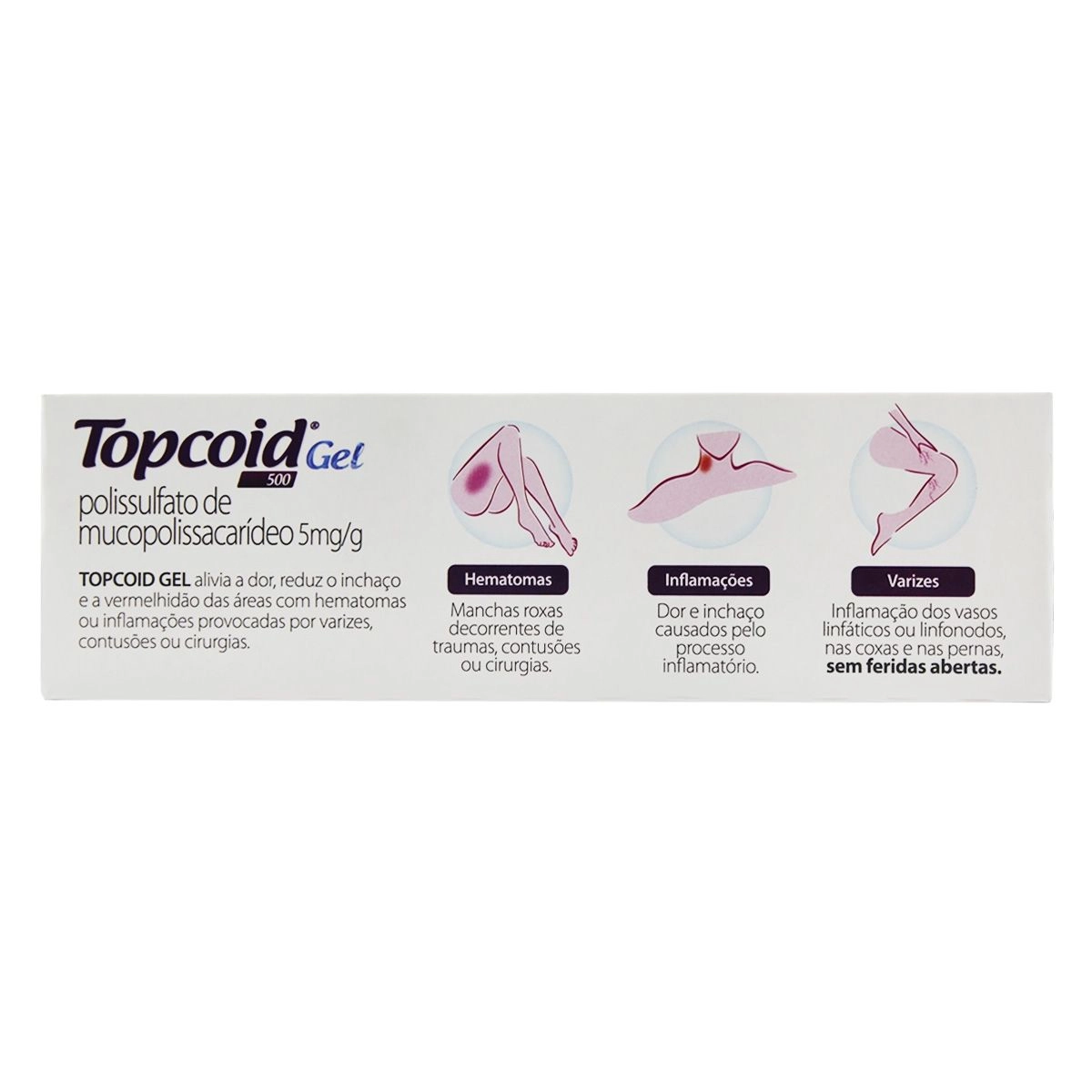 Topcoid 500 Gel 5mg/g Gel 40g União Química