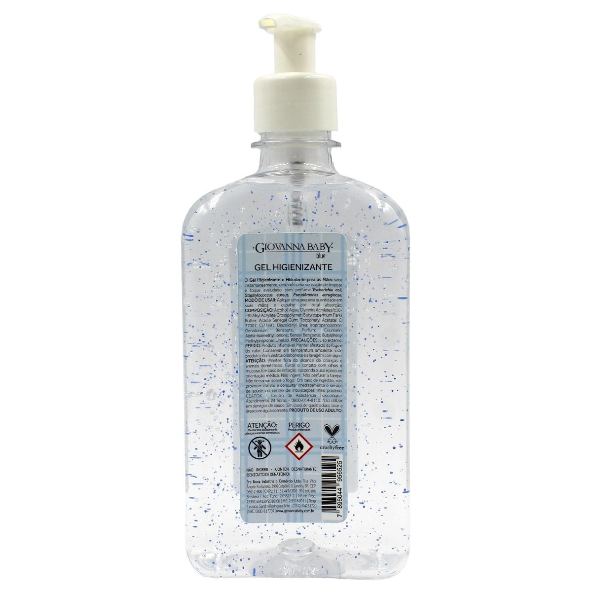 Álcool Gel Higienizante Blue 500ml Giovanna Baby