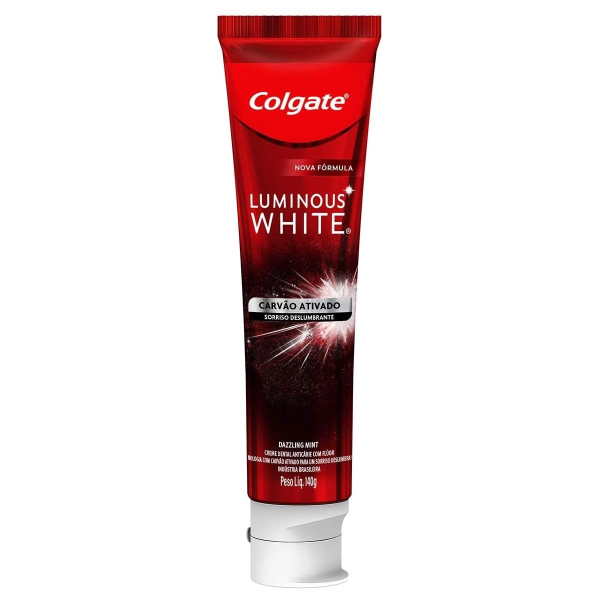 Creme Dental para Clareamento Luminous White Carvão Ativado 140g Colgate