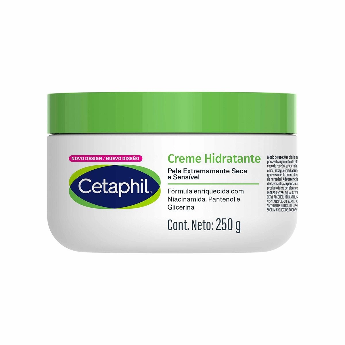 Creme Hidratante Cetaphil Para Pele Extremamente Seca e Sensível Com 250g