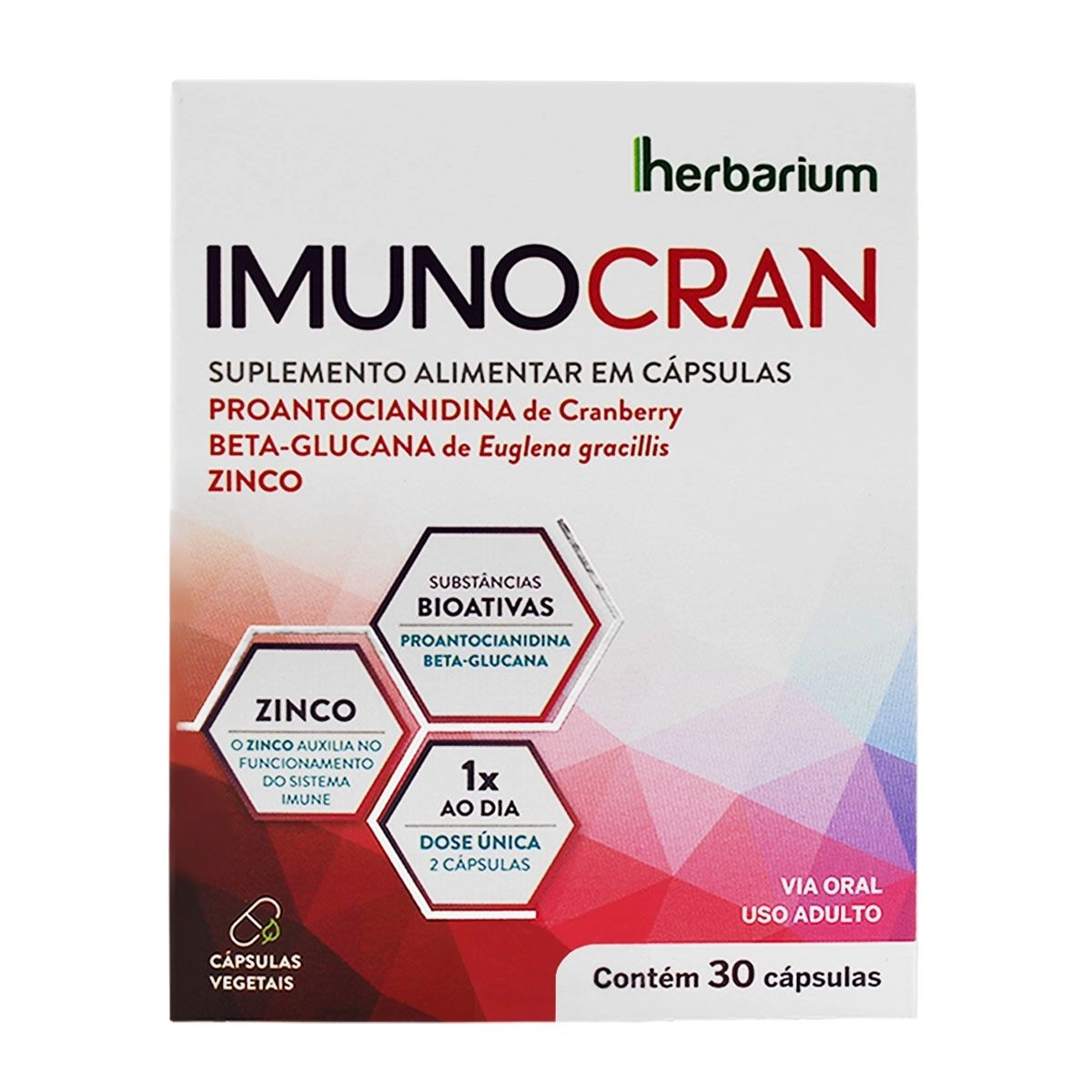 ImunoCran com 30 Cápsulas Herbarium