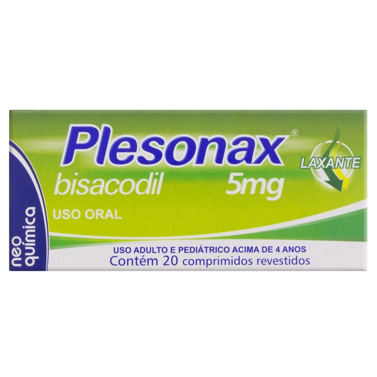 Plesonax 5mg Com 20 Comprimidos Neo Química