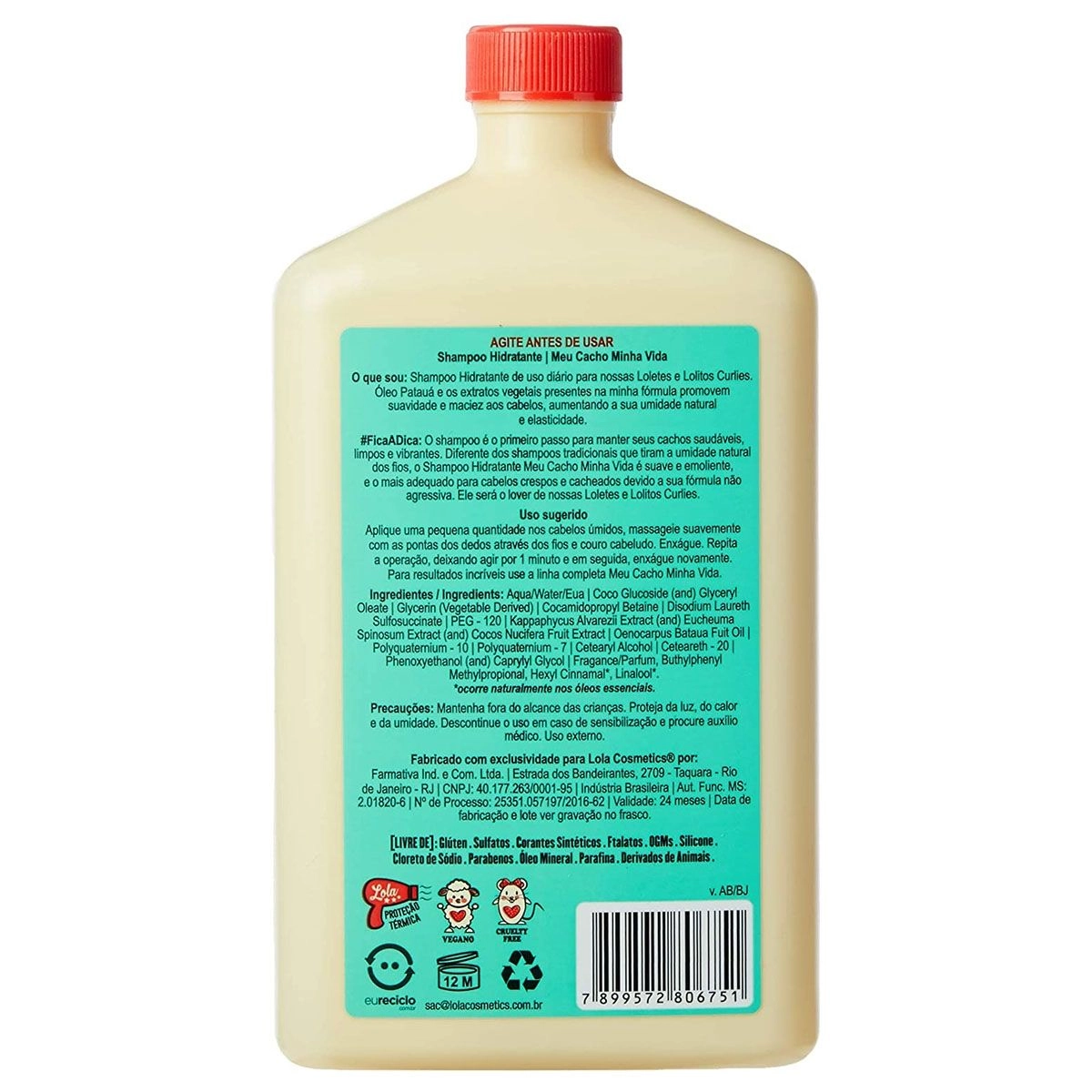 Shampoo meu Cacho Minha Vida 500ml Lola Cosmetics