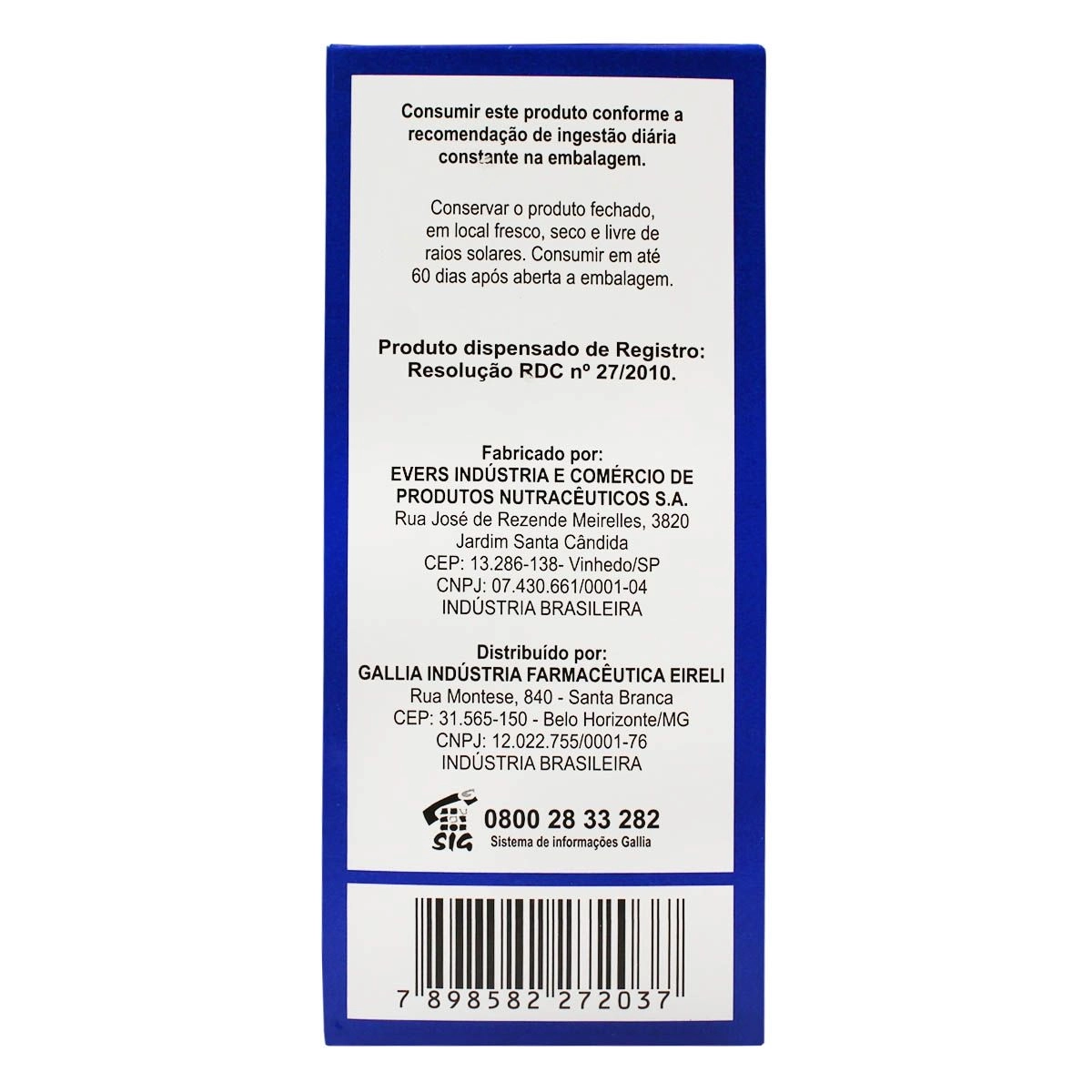 Ossodrin Max 400Mg   2000Ui Com 60 Comprimidos Revestidos Gallia