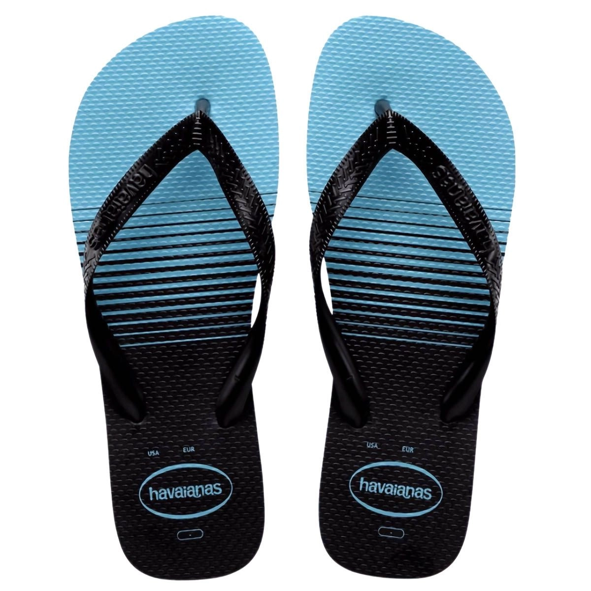Sandália Top Basic Preto Azul Indigo Tamanho 39/40 Havaianas