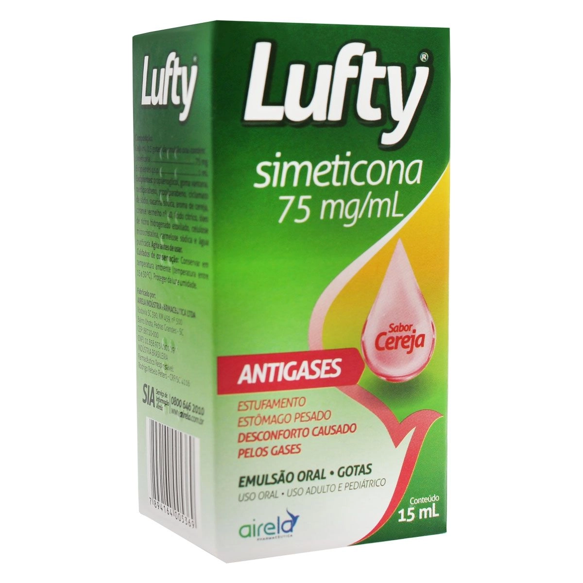 Lufty 75mg/ml Gotas 15ml Airela