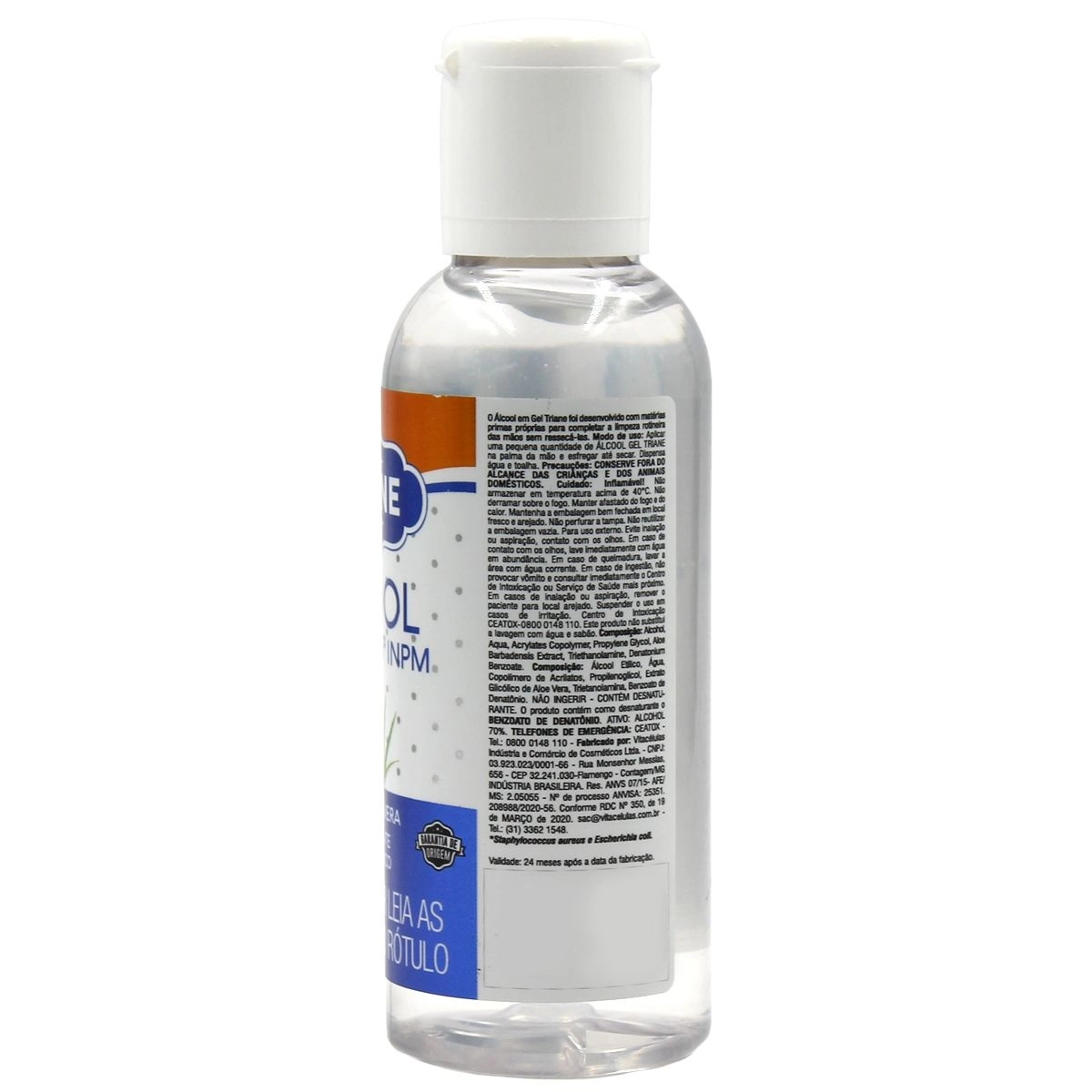 Álcool Gel 70% 120ml Triane