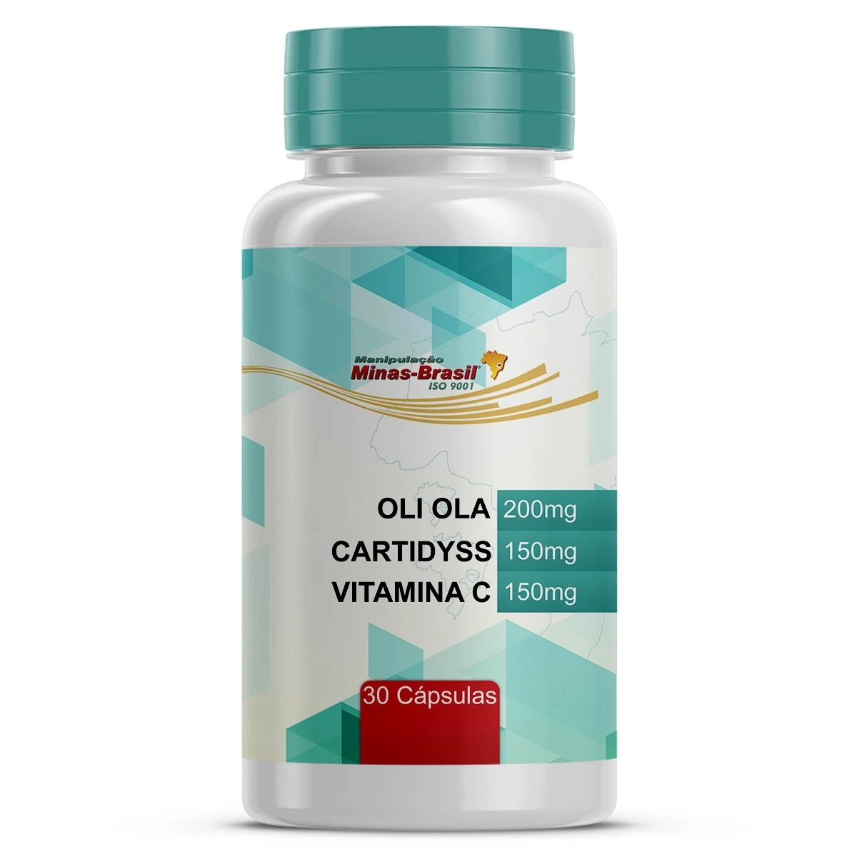 Oli Ola 200mg  Cartidyss 150mg   Vitamina C 150mg - 30 Cápsulas
