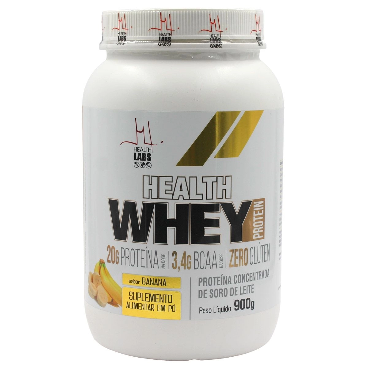 Health Whey Protein Banana 900g Health Labs