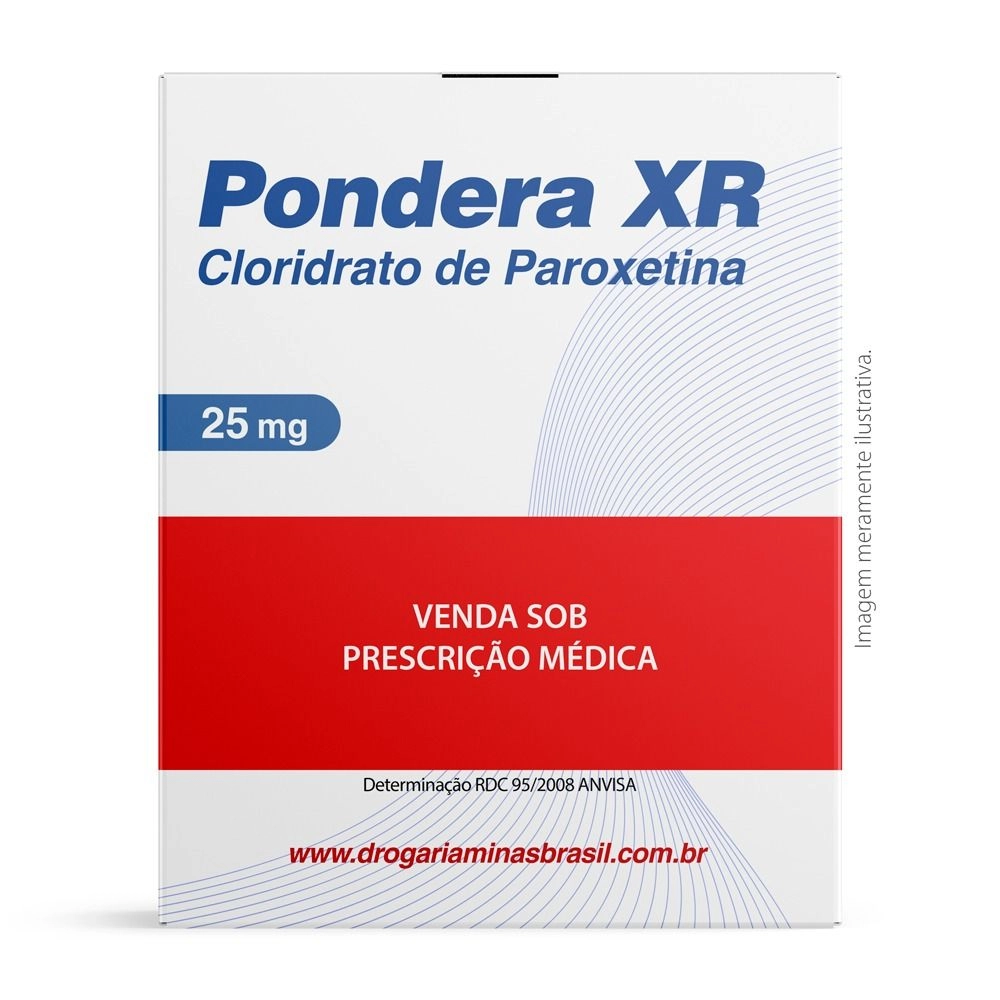 Pondera XR 25mg com 30 Comprimidos Revestidos Eurofarma