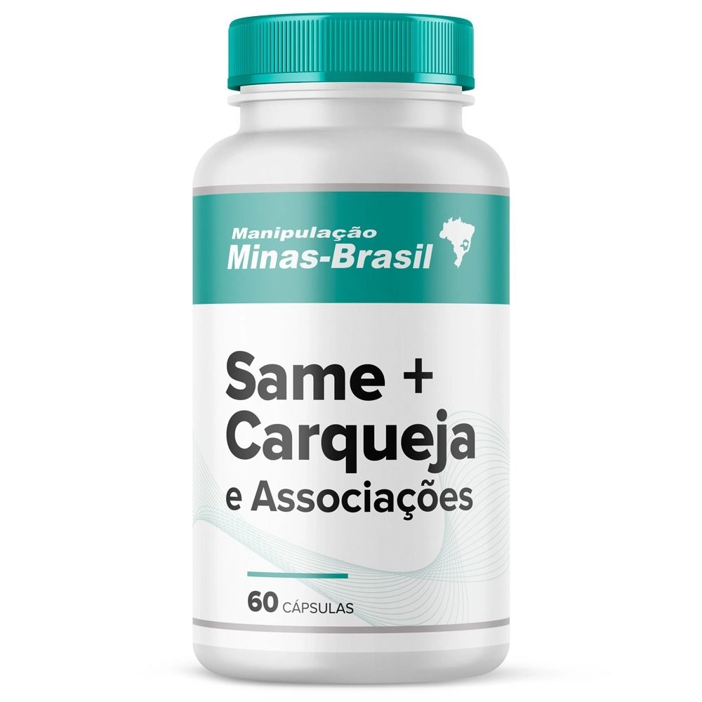 Same 10mg + Carqueja 80mg +Ilex Paraguariensis 80mg + Garcinia 160mg + Aloe Vera 100mg - 60 Cápsulas