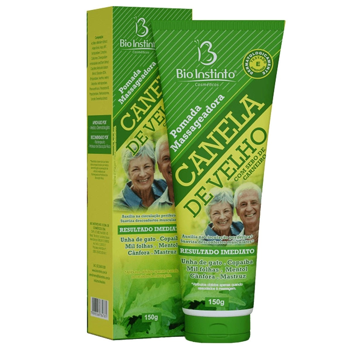 Pomada Canela de Velho com Sebo de Carneiro 150g Bio Instinto