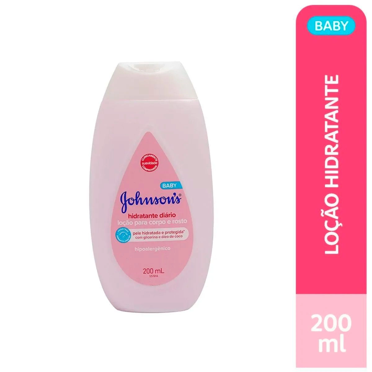 Creme Hidratante Infantil Johnsons e Johnsons Baby Com 200 ML