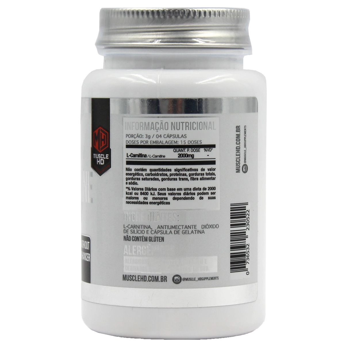 L-Carnitine 60 Cápsulas Muscle HD