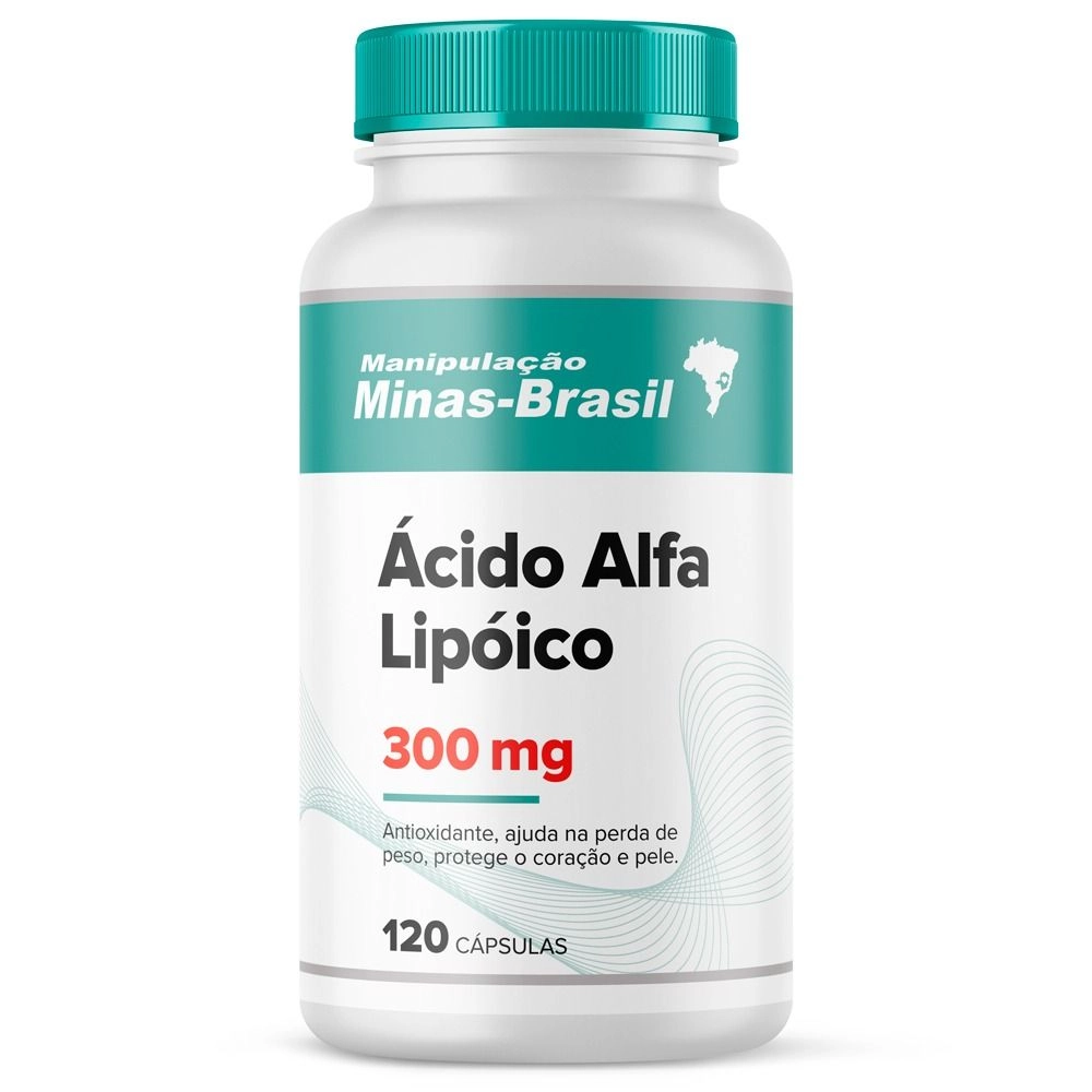 Ácido Alfa Lipóico 300Mg - 120 Cápsulas