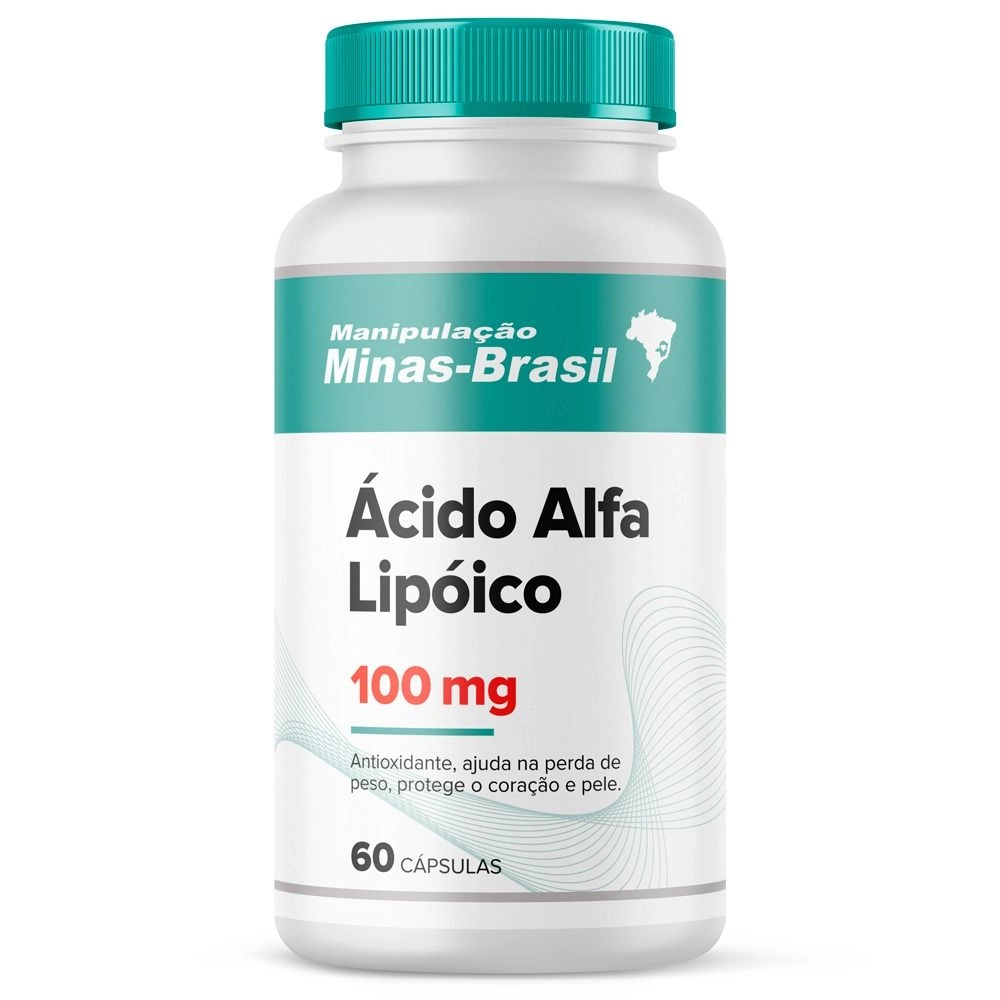 Ácido Alfa Lipóico 100Mg - 60 Cápsulas