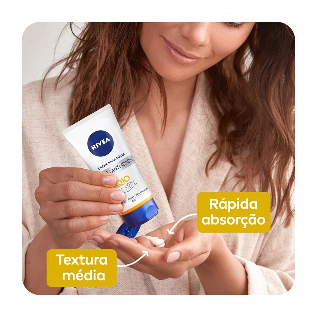 Creme para as Mãos Nivea Antiidade Q10 Plus 75 G