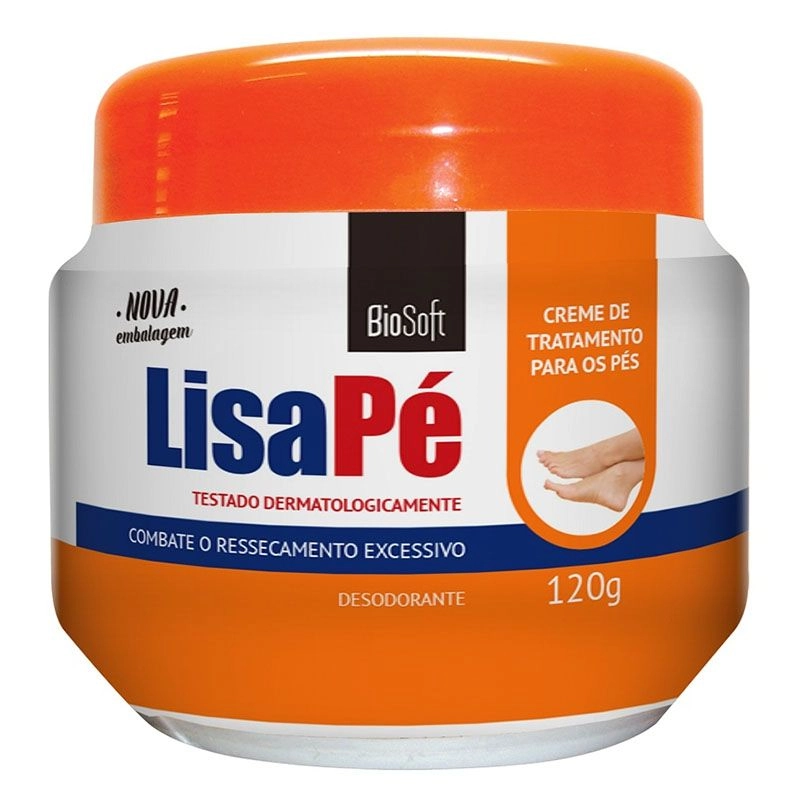 Creme Bio Soft Hidratante Para Pés Lisa Pe 120G