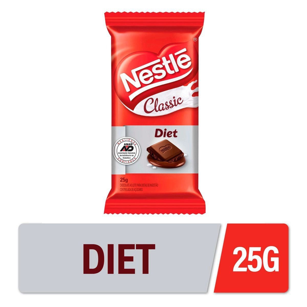 Chocolate Nestlé Classic Diet 25g