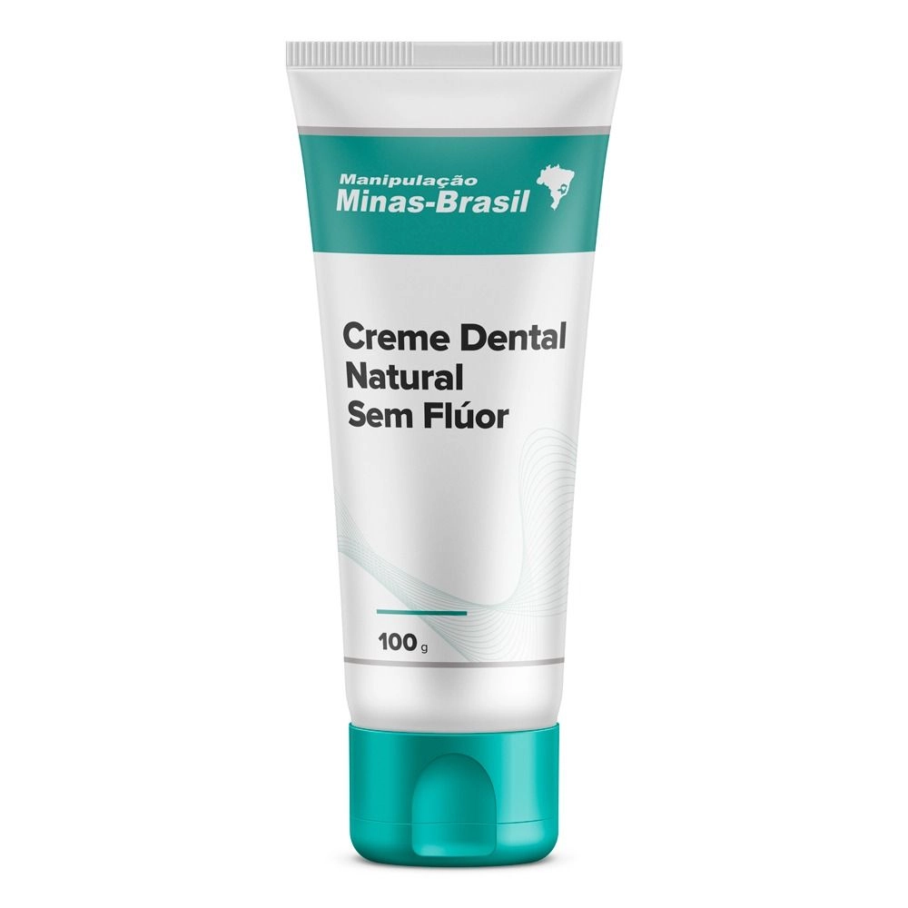 Creme Dental Natural Sem Flúor 100G - Drogaria Minas-Brasil